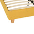 Prado 4FT6 Bed - Mustard Fabric